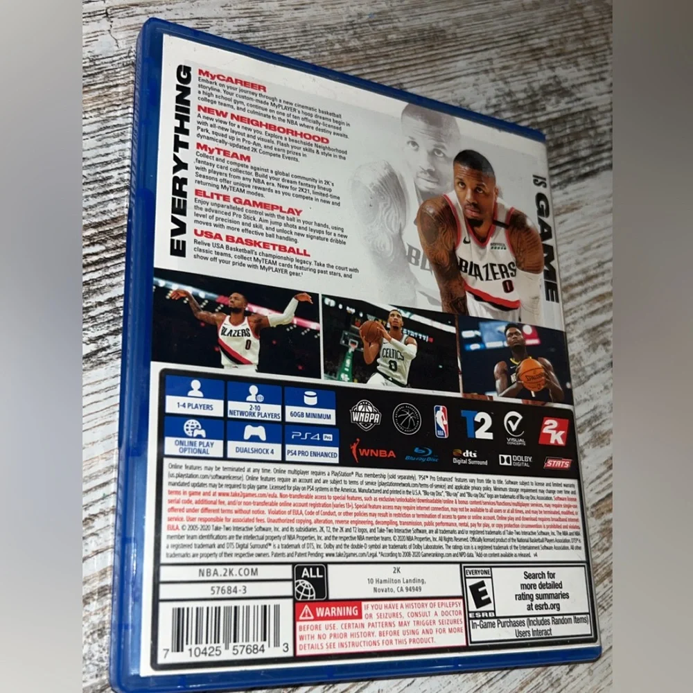 Sony PS4 NBA 2K21 - Blue, White, Red
